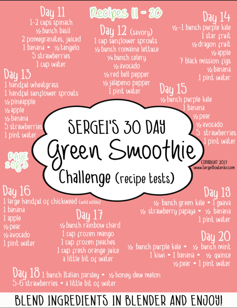 30 Days Smoothie_Sergei Butenko