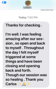 Lotem - Torrance-Redondo Beach Text Testimonial