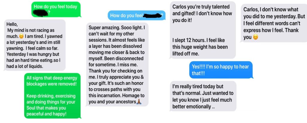 Reiki Distance Session - Carlos Caridad